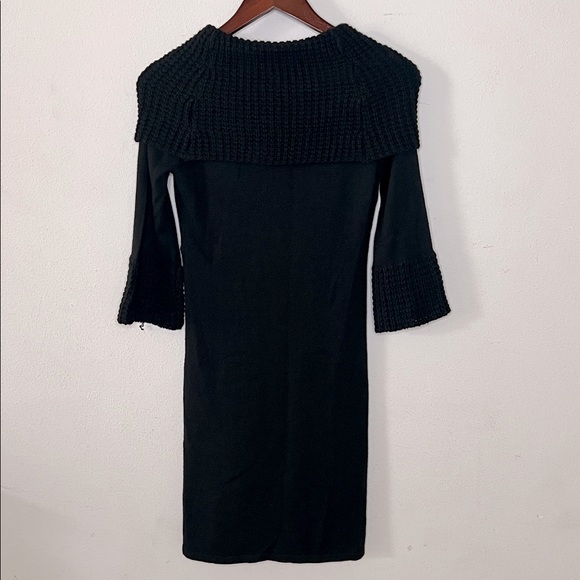 The Limited Knit Sweater Dress Mid-Sleeve Cowl Neck Sz XSmall Holiday Party - Picture 2 of 14